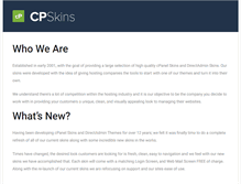 Tablet Screenshot of cpskins.com